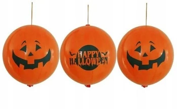 BALONY piłka HALLOWEEN 3SZT