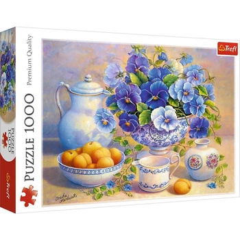 Puzzle 1000el. Niebieski Bukiet Trefl