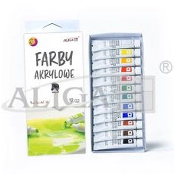 Farba akrylowe FTM-4513 Zestaw 12 x 12 ml - mix kolorów