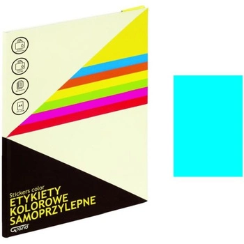 ETYKIETY SAMOPRZYLEPNE A4 064 NIEBIESKIE