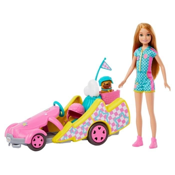 Barbie Gokart Stacie Pojazd Filmowy I Lalka HRM08 WB2