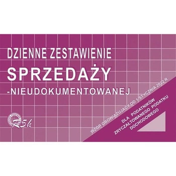 Dzienne zest. sprzed.(nieudok.) 1/3 A4