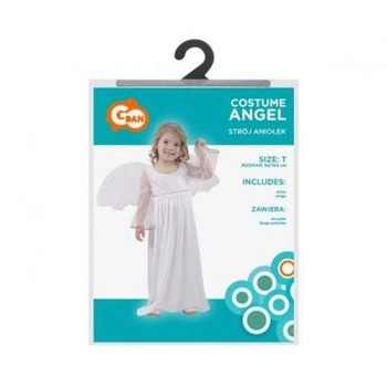 Zestaw dla dzieci Aniołek (sukienka długa, skrzydła), rozm. 92/110