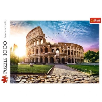 Puzzle 1000 el. Koloseum w Promieniach Słońca Trefl