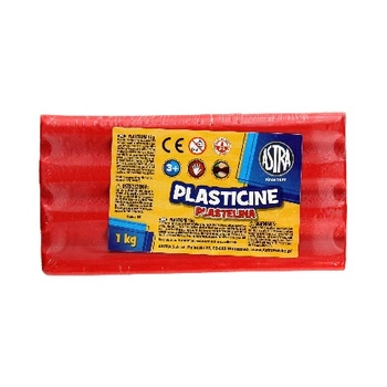 PLASTELINA  ASTRA 1KG CZERWONA
