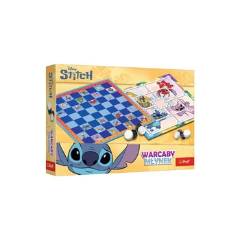 Gra planszowa Warcaby i Młynek, Lilo & Stitch