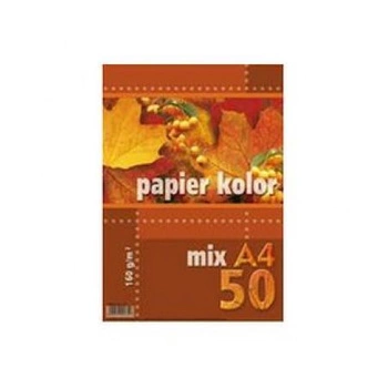 PAP A4-50 160G KOLOR MIX