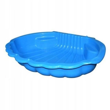 PIASKOWNICA plastikowa MUSZLA NIEBIESKA