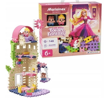 Marioinex Klocki Mini Waffle 148el. Tower Fantasy