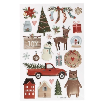 Naklejki - świąteczne wzory 3D