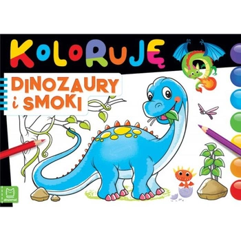 Koloruję dinozaury i smoki