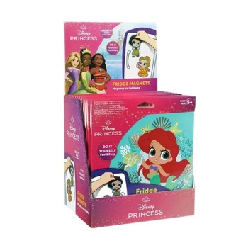 DISNEY CORE - MAGNES NA LODÓWKĘ - MIX 2 WZORÓW - DISPLAY 12 SZTUK - PRINCESS