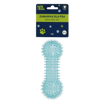 Zabawka dla psa Kość z dźwiękiem 15cm niebieska TRIK&ROLL 560867