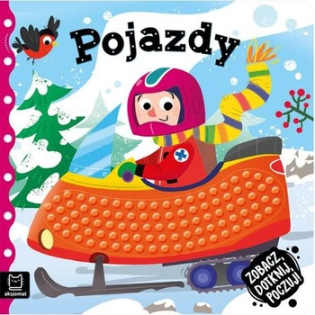 Książeczka sensoryczna - Zobacz, dotknij, poczuj- Pojazdy