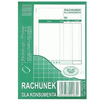 RACHUNEK A6 DLA KONSUMENTA