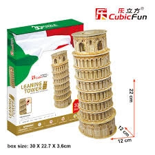 PUZZLE 3D WIEŻA W PIZIE DUŻA