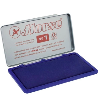 Poduszka do stempli HORSE nr 1 - niebieska 150x74 mm