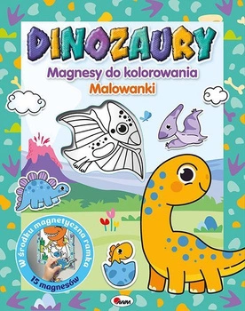 MAGNESY DO KOLOROWANIA DINOZAURY