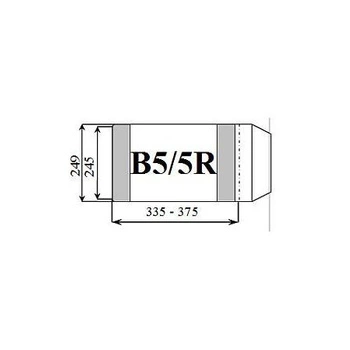 Okładka B5/5-R D&D (wysokość 245 mm, szerokość 342/368 mm) ( paczka 25szt)