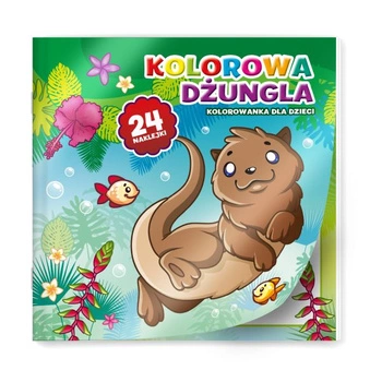 KOLOROWA DŻUNGLA kolorowanka