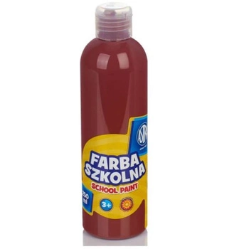 Farba Szkolna Plakatowa 250ml Brązowa Astra