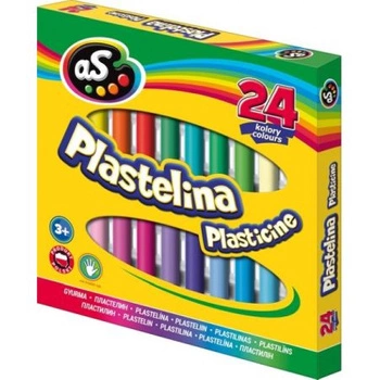 PLASTELINA  AS 24 KOLORY @