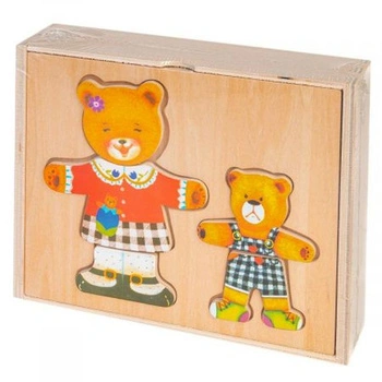 UKŁADANKA DREWNIANA 2 MISIE