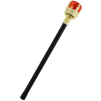 Berło króla złote z czerwonym rubinem 48cm Godan