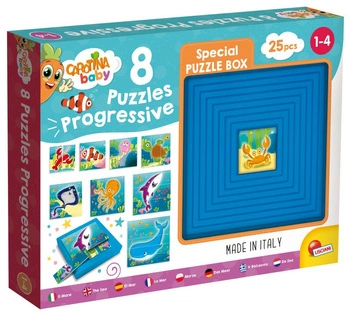 LISCIANI CAROTINA BABY PUZZLE PROGRESYWNE 8