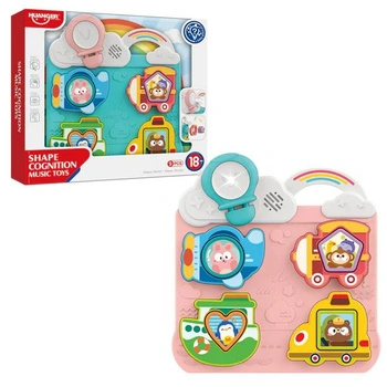 Muzyczny sorter kształtów – pojazdy