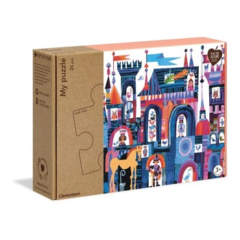 MOJE PUZZLE 24 ELEMENTY ZAMEK