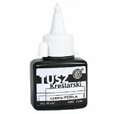 TUSZ KREŚLARSKI ASTRA 35 ML - CZARNY PERŁA