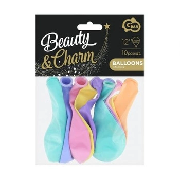 BALONY MAKARONOWE BEAUTY&CHARM 10SZTUK