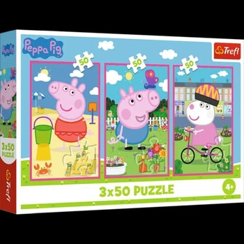 Puzzles 3x50 The power of friendship / Peppa Pig