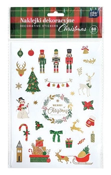 Naklejki dekoracyjne 60szt.CHRISTMAS