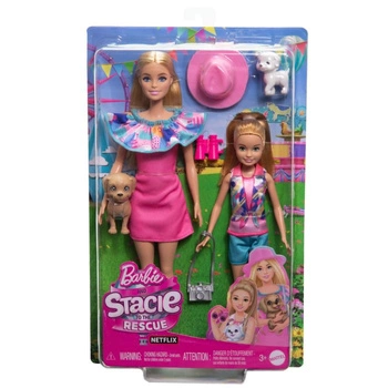 Barbie Stacie I Barbie 2-Pak Lalek HRM09 WB4
