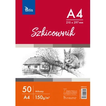 SZKICOWNIK A4 150G 50 ARK