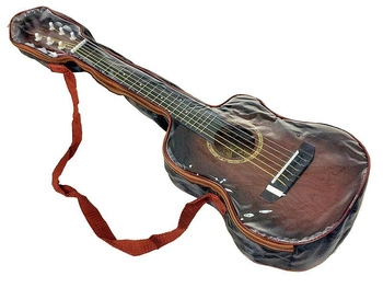 gitara w pokrowcu, 6 strunow