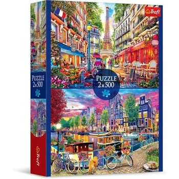 Puzzles 2x500 European capitals