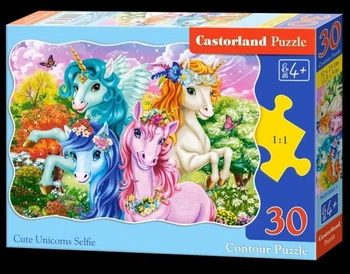 Castorland Puzzle 30 el. CUTE UNICORNS SELFIE
