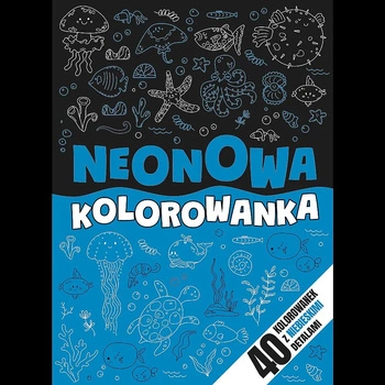 NEONOWY ZAWRÓT GŁOWY niebieski