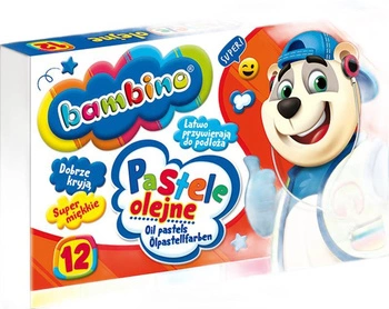 Pastele olejne BAMBINO, 12 kolorów