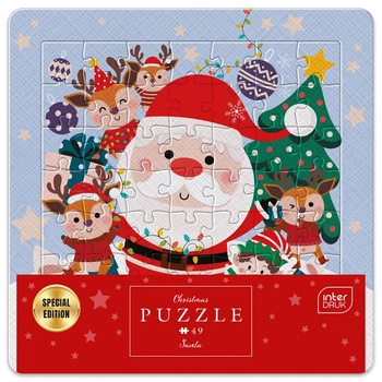 Puzzle w ramce 49 el.BN Santa