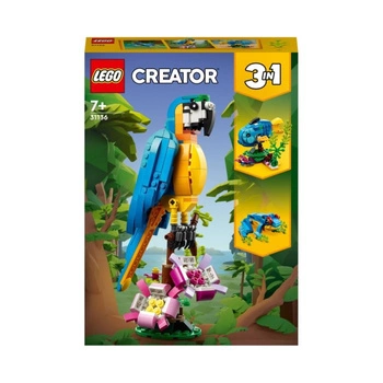 Klocki Lego  Creator Egzotyczna papuga 3w1 31136
