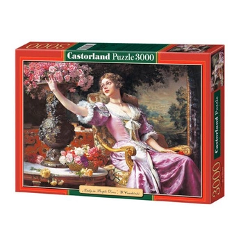 Castorland Puzzle 3000 el. Dama w Różowej Sukni