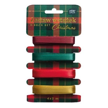 Zestaw wstążek 4x2m CHRISTMAS