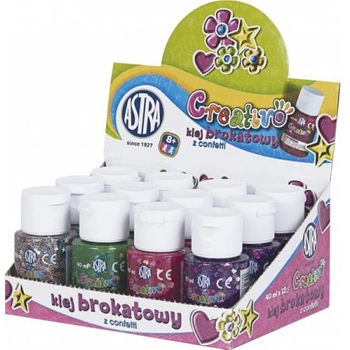 KLEJ BROKATOWY 40ML CONFETTI MIX