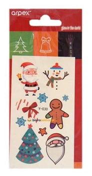 ŚWIĄTECZNE TATUAŻE ŚWIECĄCE W CIEMNOŚCI