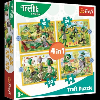 Trefl Puzzle 4w1 Wspólne Zabawy Treflików