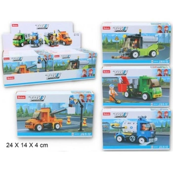 KLOCKI-SLUBAN MIASTO (8 SZT.=1 DISP